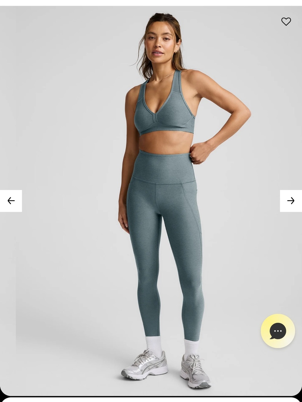 Beyond Yoga leggings in Storm Heather